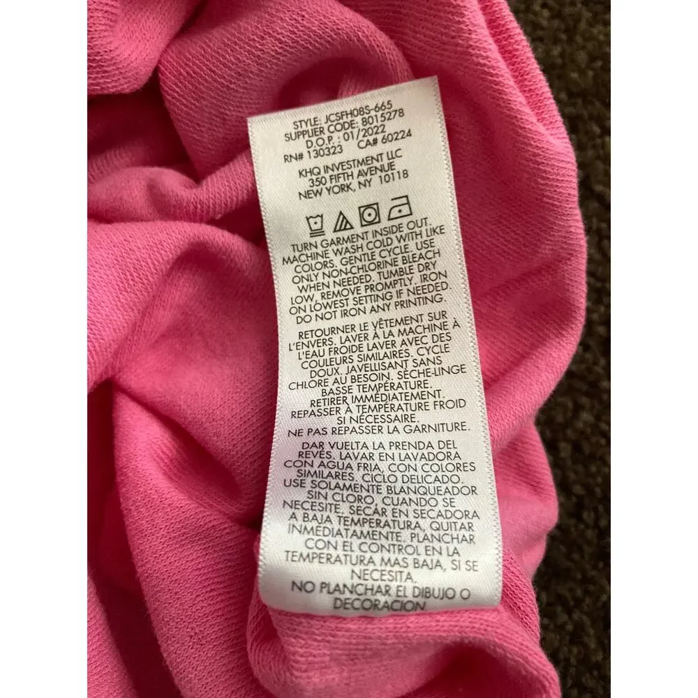 NWT Kids Juicy Couture Pink Terry Cloth Dress Sz XL